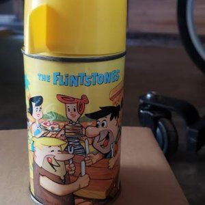 Flintstones Collectible Metal Thermoses (Pre-1970)